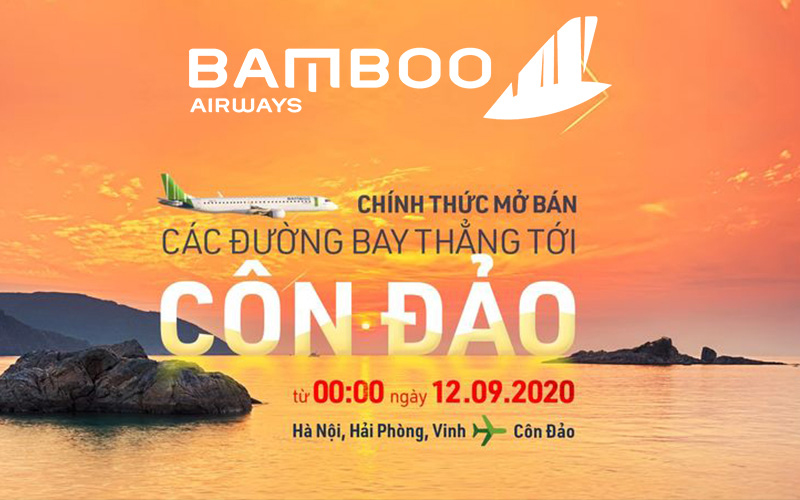 Bamboo Airways chính thức khai thác đường bay đi Côn Đảo