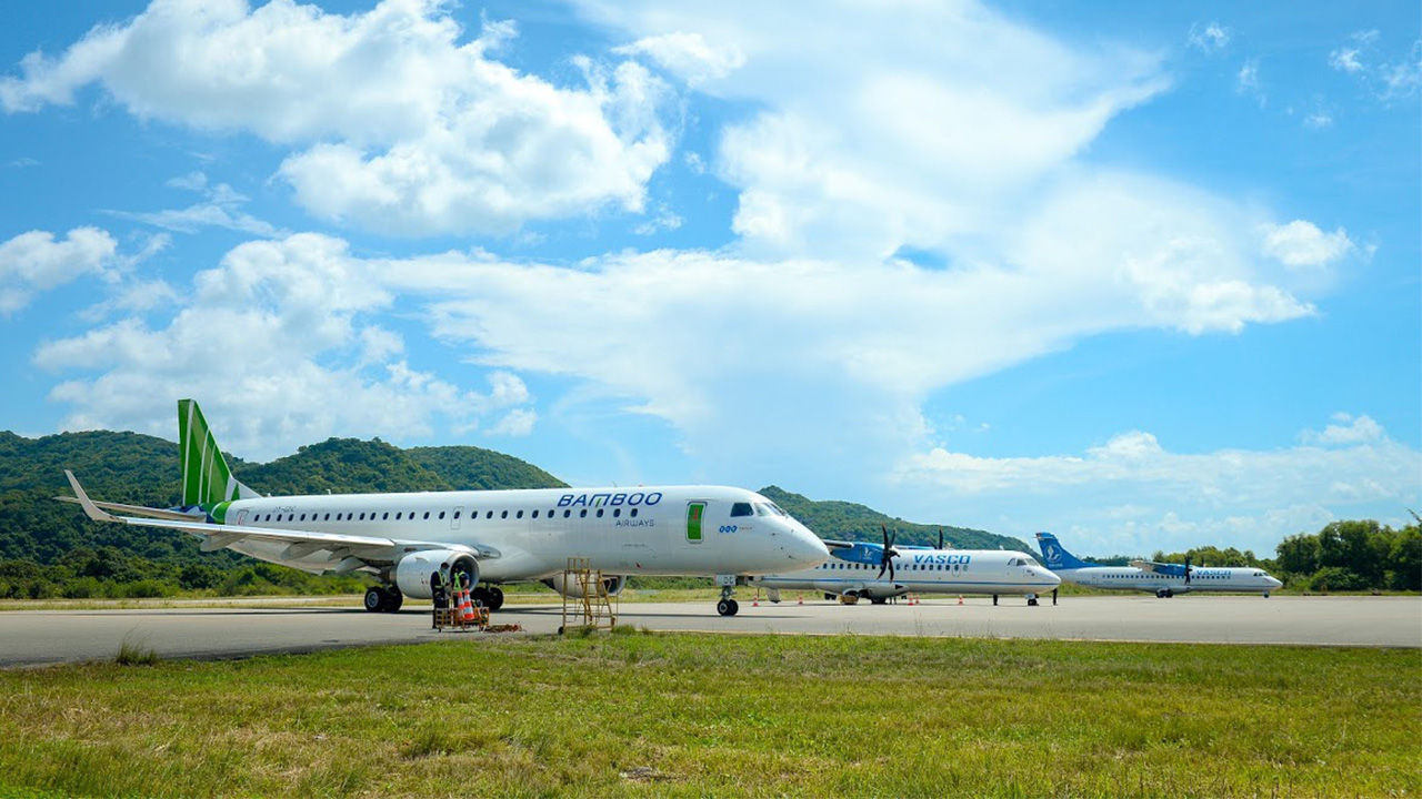 Bamboo Airways tăng tần suất khai thác chặng Thanh Hóa - Côn Đảo