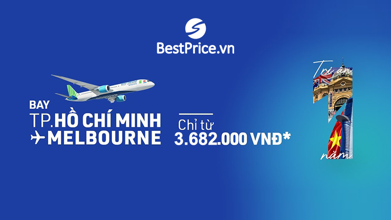 Bamboo Airways tung ưu đãi đường bay Hồ Chí Minh - Melbourne