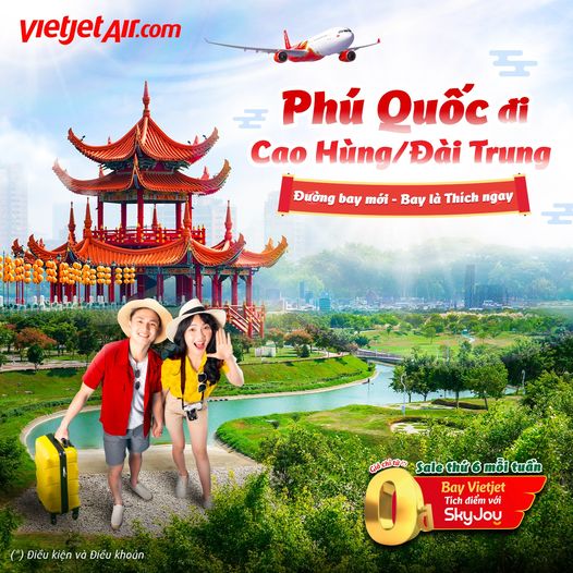 Bay Khắp Đài Loan, Làm Mới Chính Mình Cùng Vietjet!