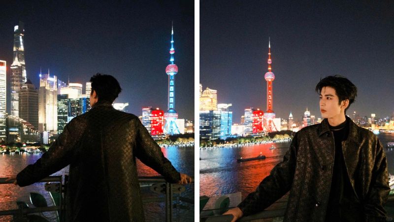 Bến Thượng Hải về đ&ecirc;m đẹp qu&ecirc;n lối về