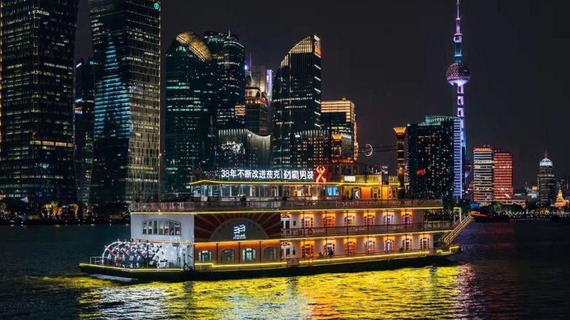 Trải nghiệm đi du thuyền sang trọng ngắm cảnh bến s&ocirc;ng về đ&ecirc;m