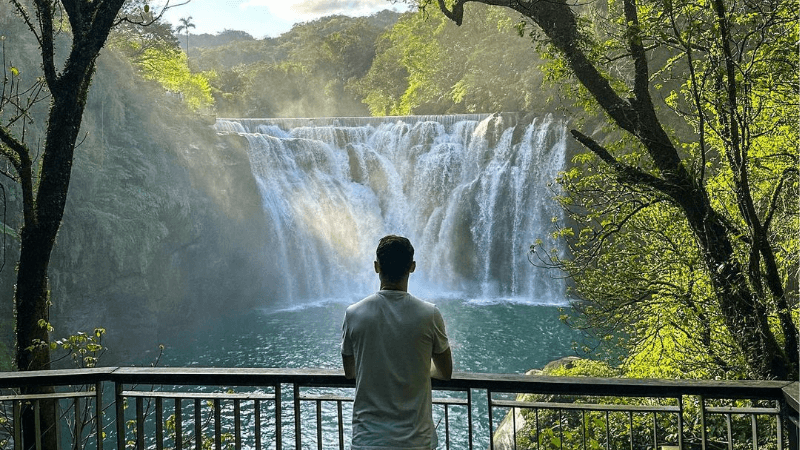 Check in thác nước Thập Phần