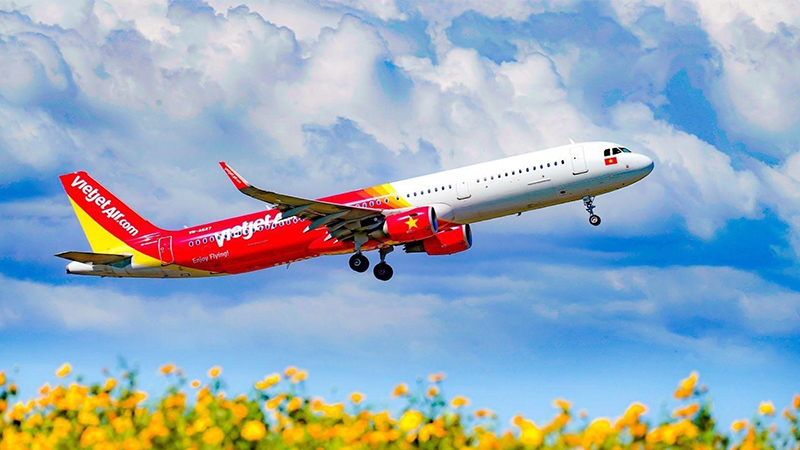 Hãng máy bay giá rẻ Vietjet Air