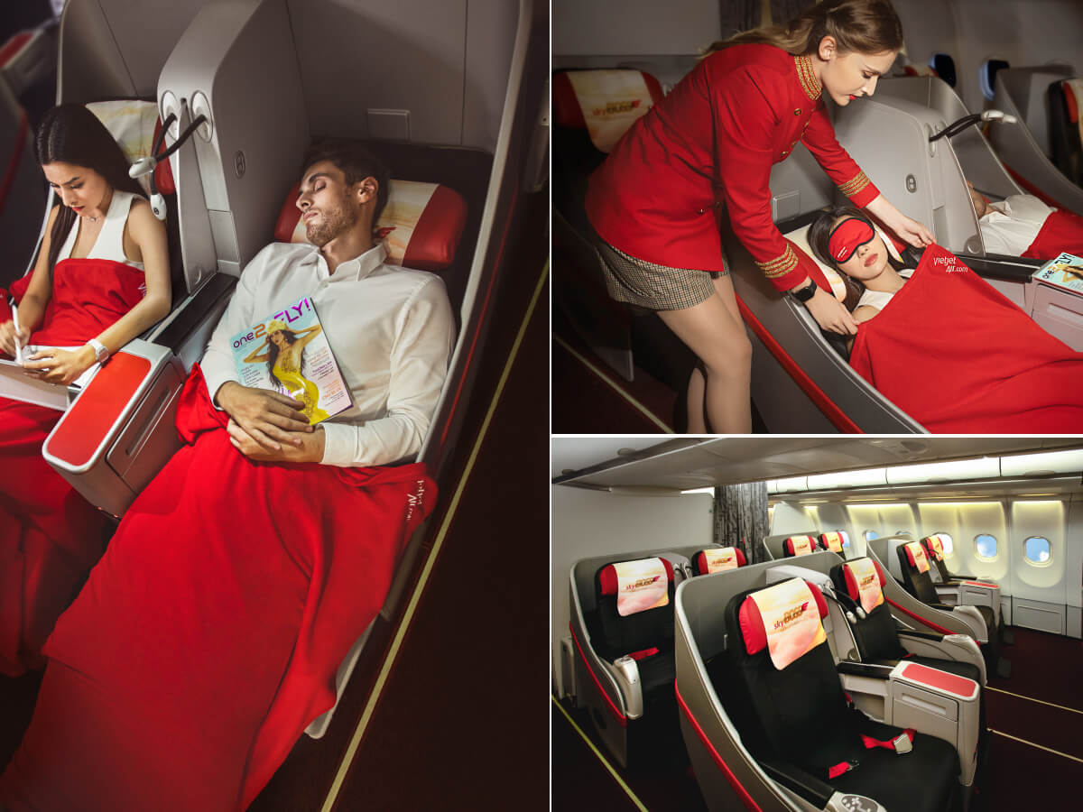 Dịch vụ đẳng cấp của hạng vé Business Vietjet Air