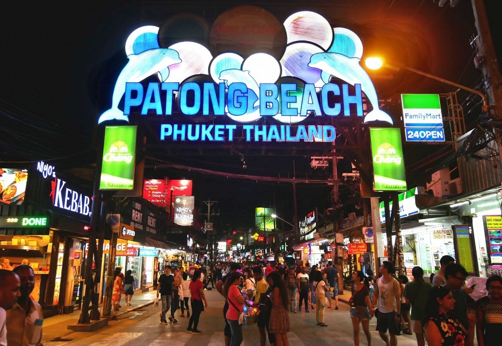 Khu Patong Thái Lan nhộn nhịp
