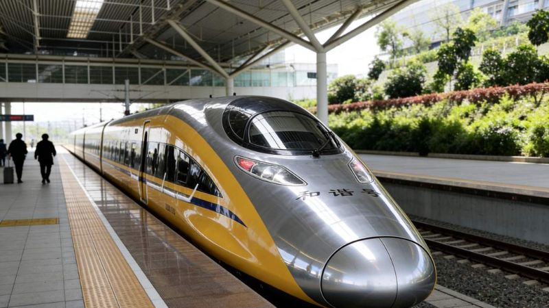 Tàu cao tốc nối chuyến từ Thượng Hải