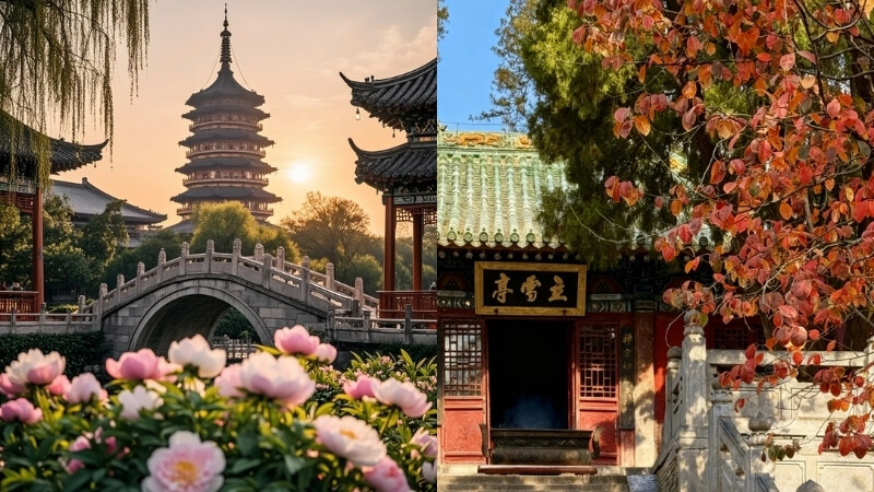 M&ugrave;a thu v&agrave; m&ugrave;a xu&acirc;n l&agrave; l&yacute; tưởng để du lịch Lạc Dương