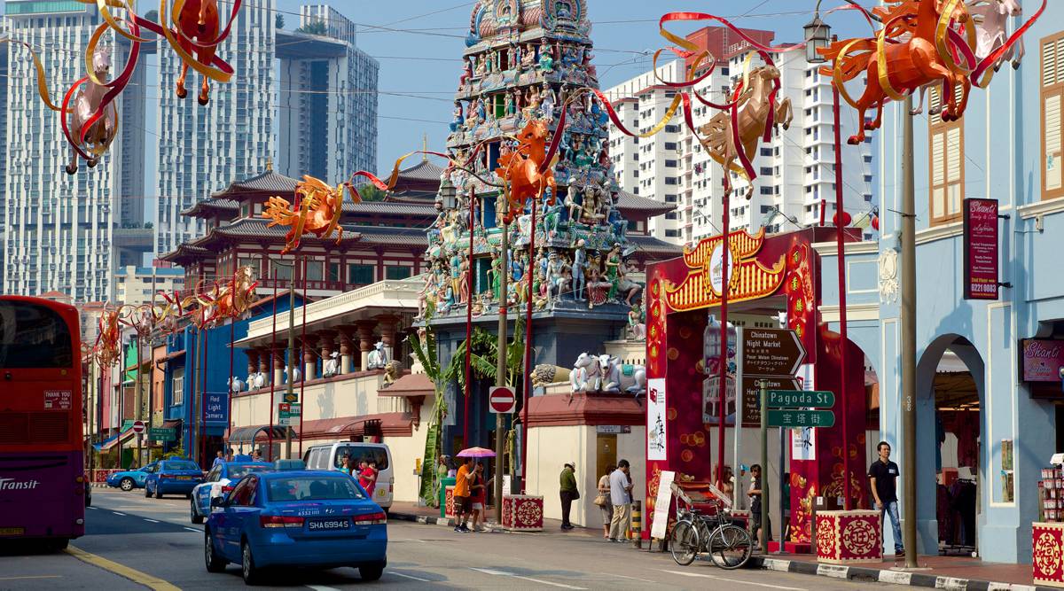 Sự đa sắc tộc tại Chinatown Singapore