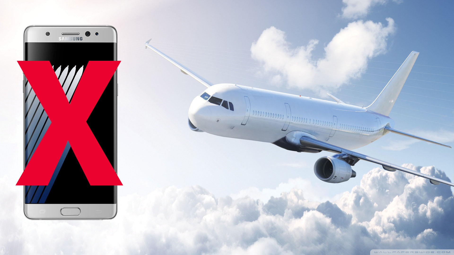 Cấm sử dụng SamSung Galaxy Note 7 trên máy bay