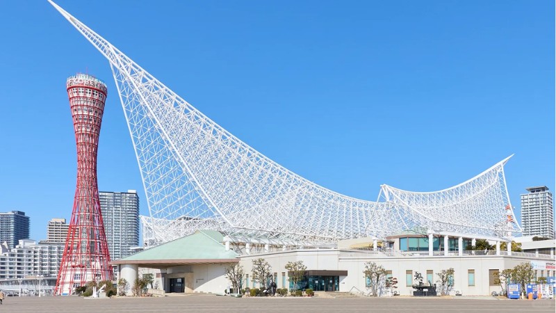 Kiến tr&uacute;c ấn tượng của Bảo t&agrave;ng H&agrave;ng hải Kobe