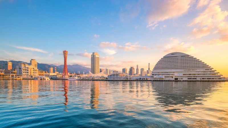 Kiến tr&uacute;c ven biển đặc trưng của Cảng Kobe