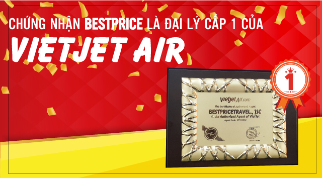 BestPrice là đại lý cấp 1 cuẩ Vietjet Air