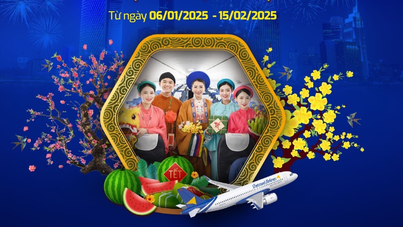 Quy định vận chuyển mai đào dịp Tết của Vietravel Airlines
