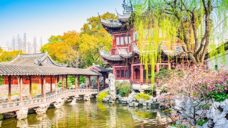 Cảnh quan nên thơ tại Dự Viên
