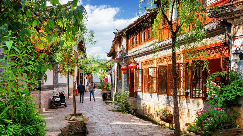 Lệ Giang Cổ Trấn đẹp như tranh vẽ