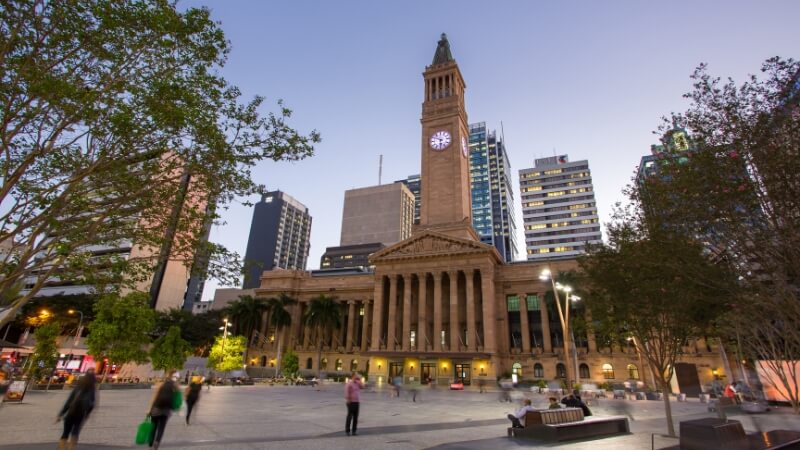 Quảng trường King George - trái tim của thành phố Brisbane