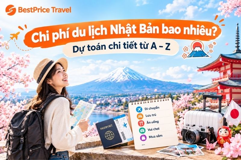 Chi phí du lịch Nhật Bản bao nhiêu?