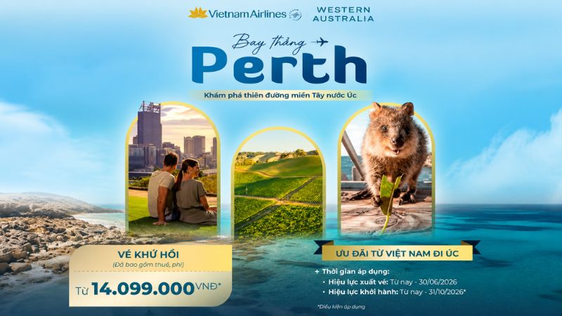 Bay Thẳng Perth - Kh&aacute;m ph&aacute; thi&ecirc;n đường miền T&acirc;y nước &Uacute;c