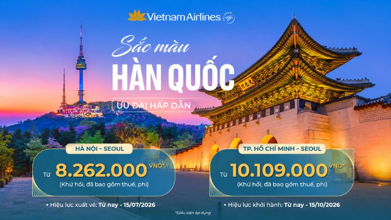 Khám phá Seoul cổ kính và hiện đại cùng ưu đãi hấp dẫn từ Vietnam Airlines