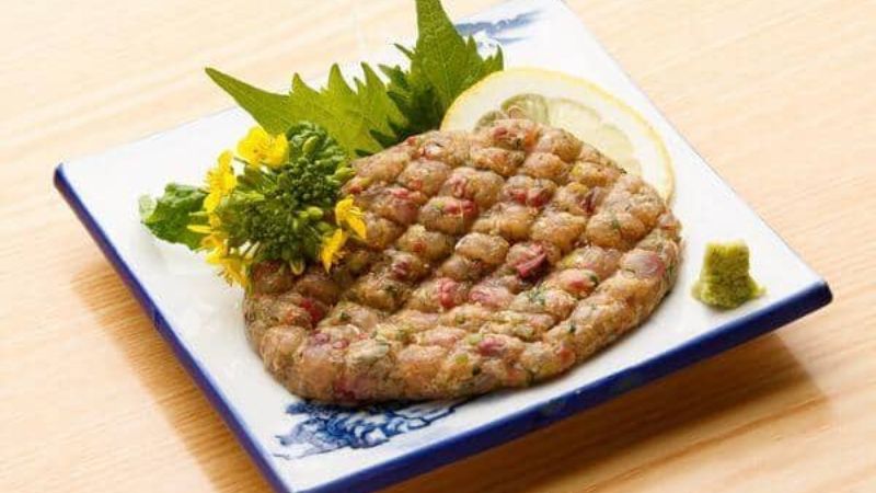 Namero - món cá sống băm đặc sản Chiba