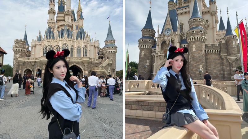 Lạc vào chốn thần tiên tại Tokyo Disneyland (@XHS:Theresa)