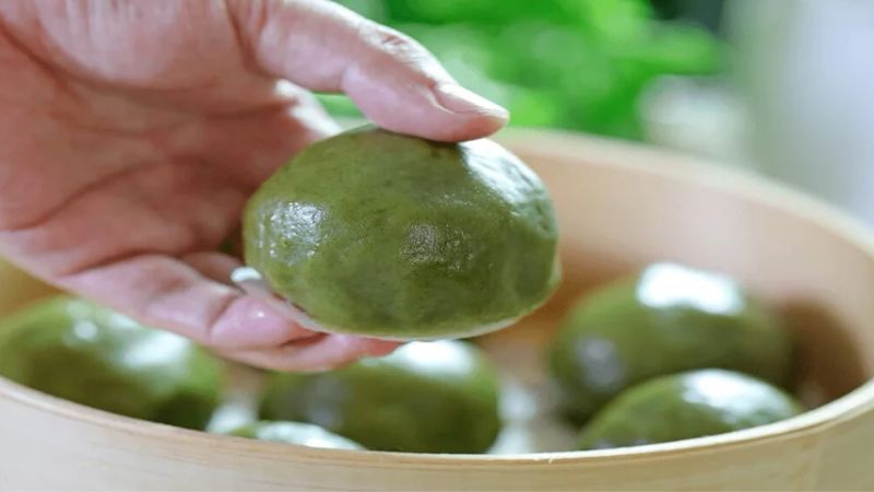 Bánh nếp xanh Tô Châu