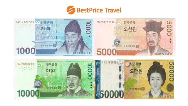 Tiền giấy của Hàn Quốc
