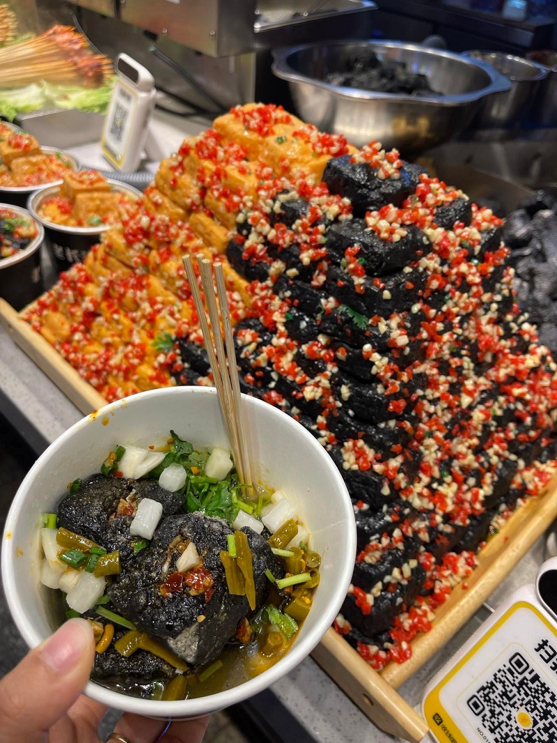 Món đậu hũ thối nổi tiếng ở Thiên Môn Sơn