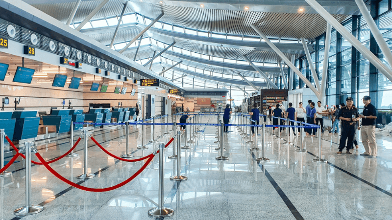 Chuyển đổi nhà ga T2 tại sân bay Phú Bài (Huế)