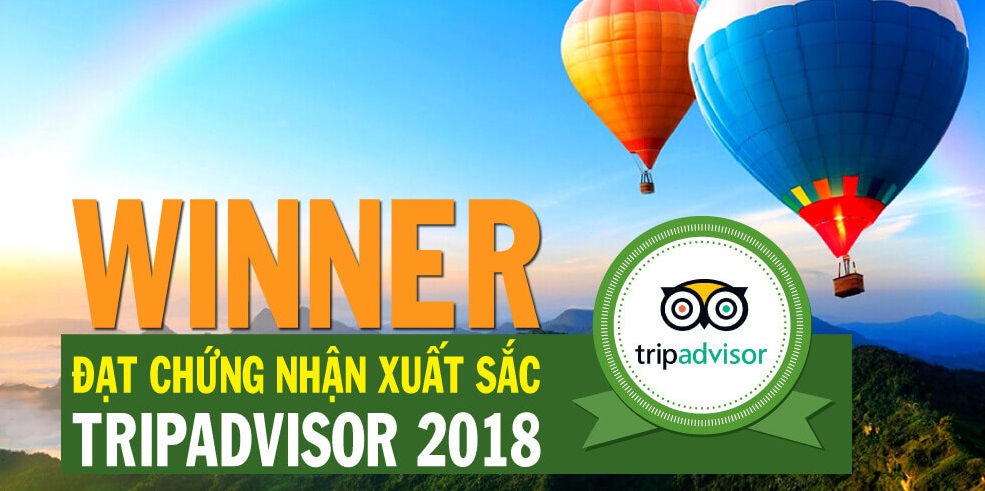 Công ty BestPrice đạt Chứng nhận Dịch vụ xuất sắc của Tripadvisor