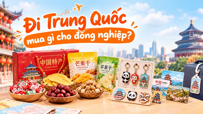 Mua quà cho đồng nghiệp khi đi du lịch Trung Quốc