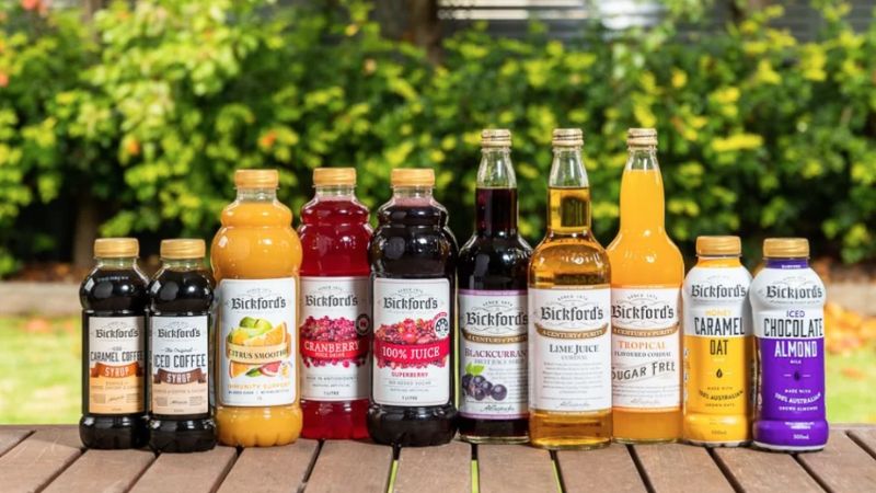 Nước trái cây lên men Bickford’s với nhiều hương vị để bạn lựa chọn