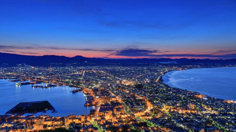 Thành phố Hakodate với khung cảnh tuyệt đẹp