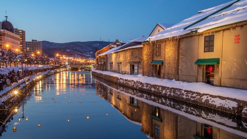 Thành phố Otaru lãng mạn