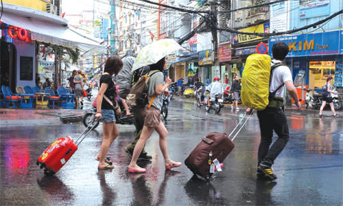 Chuẩn bị hành lý đối phó với mùa mưa bão khi du lịch