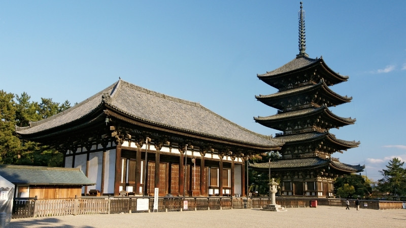 Chùa Kofukuji cổ kính mang dấu ấn của Phật giáo Nhật Bản thời kỳ đầu