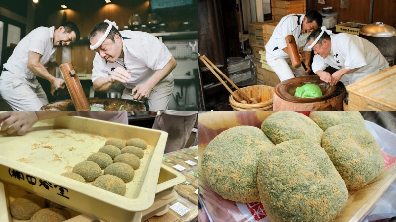 Nakatanidou - bánh mochi