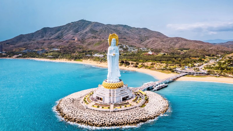 Khu du lịch văn h&oacute;a Nam Sơn với điểm nhấn l&agrave; tượng Quan &Acirc;m cao 108m