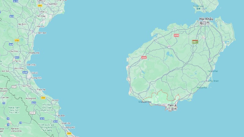 Th&agrave;nh phố Tam &Aacute; c&oacute; vị tr&iacute; gần Việt Nam