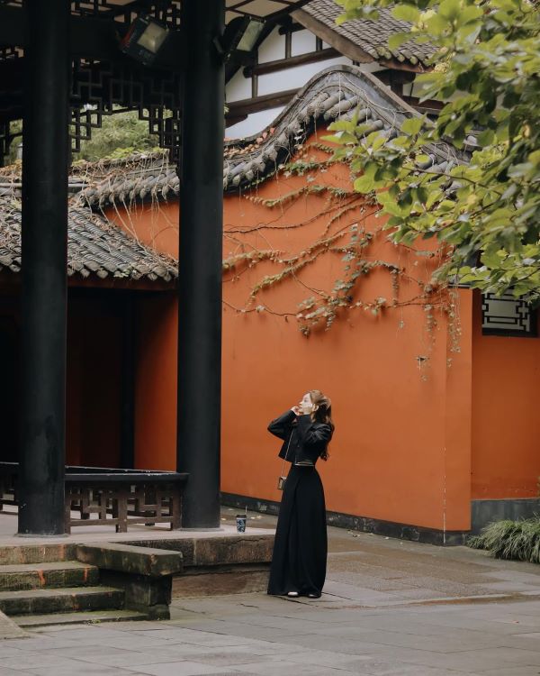 Check in Đền Vũ Hầu, Tứ Xuyên