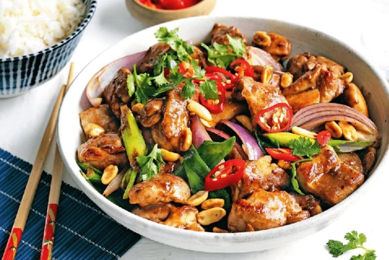 Gà Kung Pao Tứ Xuyên
