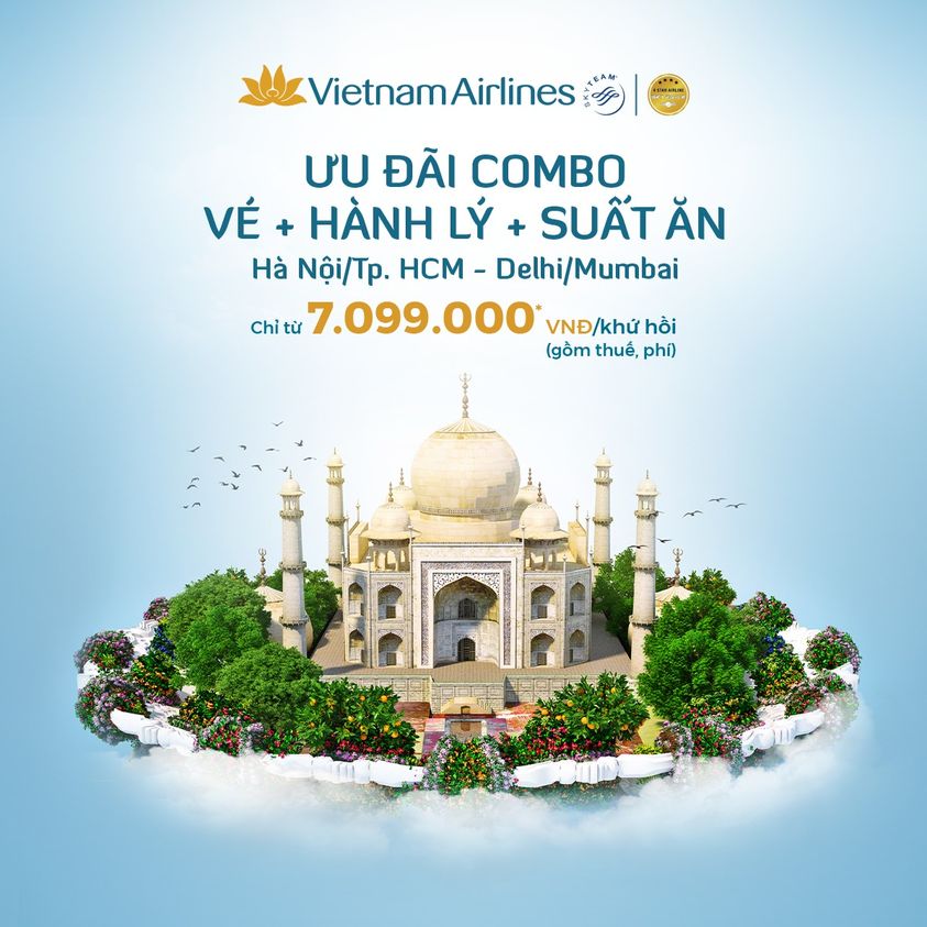 Du xuân nước Ấn, "Nhấn" chọn Vietnam Airlines