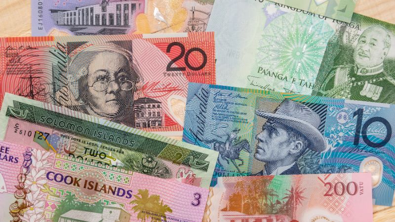 Mệnh giá tiền giấy Úc