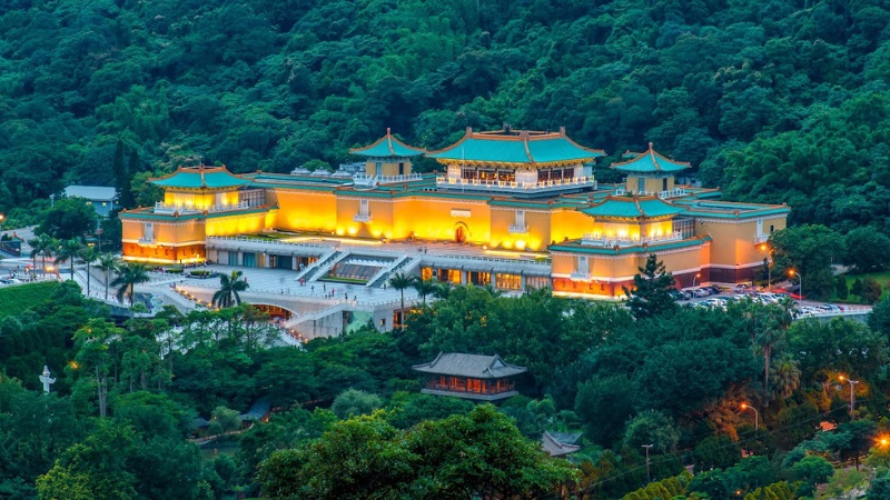 Bảo tàng Cung điện quốc gia thành phố Đài Bắc là điểm tham quan nổi tiếng