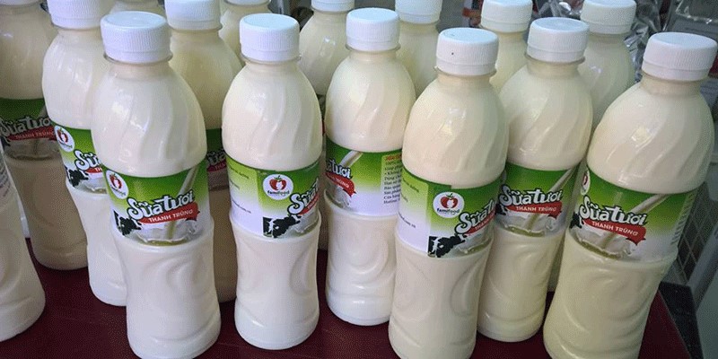 Các loại sữa tươi đóng chai chỉ có thể mang theo tối đa 2 lít