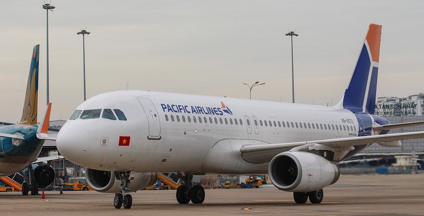 Hãng bay Pacific Airlines sử dụng máy bay Airbus A320 để khai thác các chuyến bay