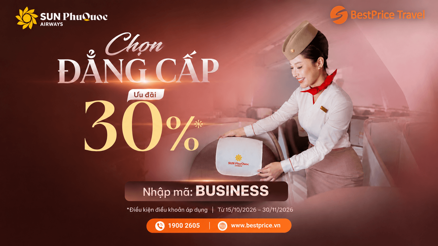 Chương trình khuyến mại “Chọn đẳng cấp – Nhận ưu đãi đến 30%”