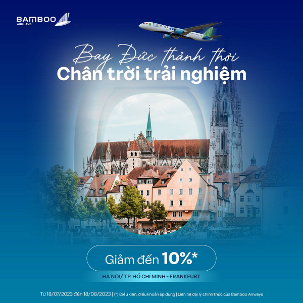 Bay Đức thảnh thơi nhiều trải nghiệm mới cùng Bamboo Airways