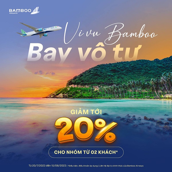 Vô tư bay giá siêu hời cùng Bamboo Airways